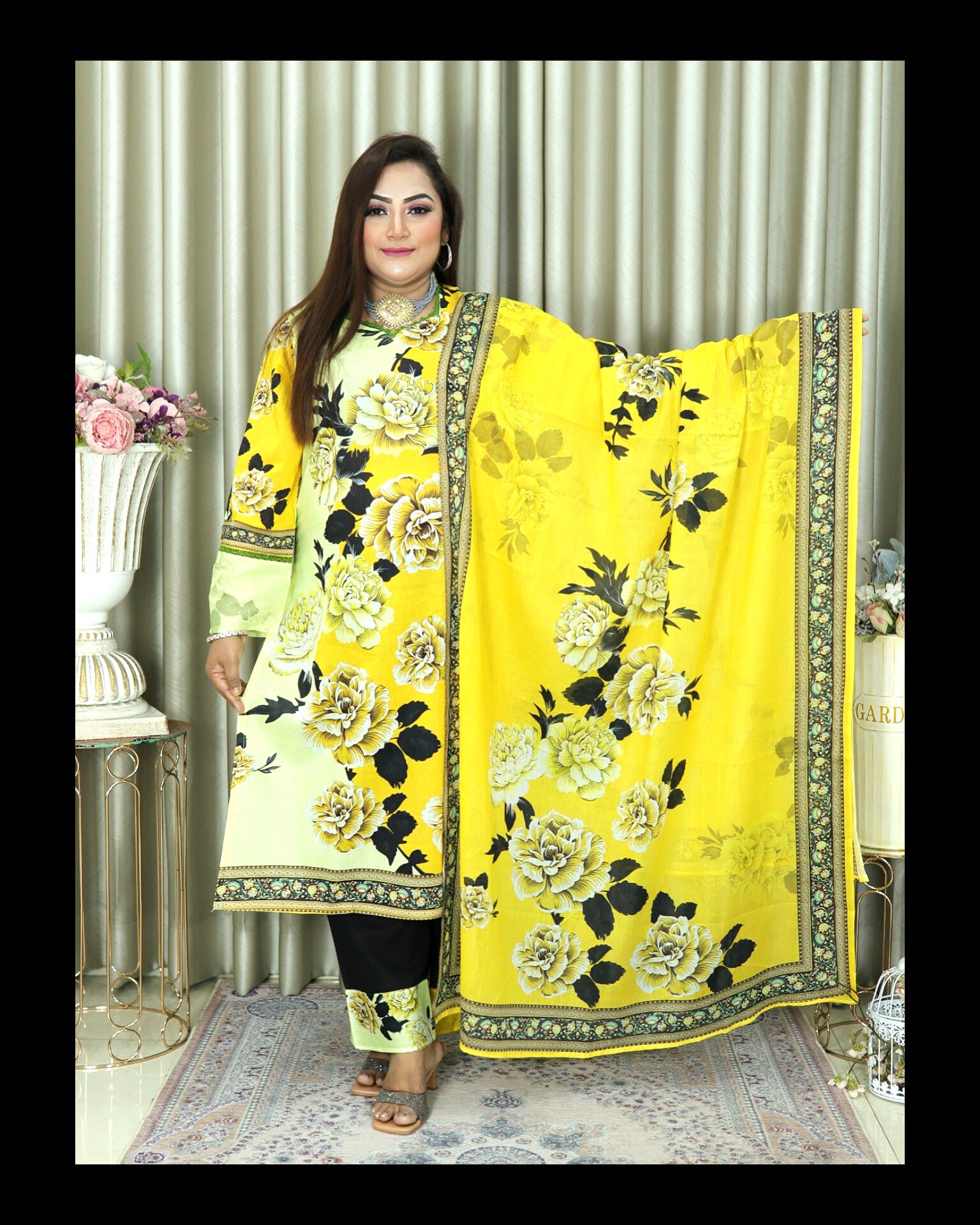 PRODUCT CODE : CBU SWISS LAWN 1411 YELLOW BLACK