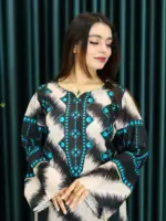 আনরেডি  CBU SWISS LAWN 1418 BLACK & SKY - Image 6