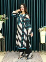 আনরেডি  CBU SWISS LAWN 1418 BLACK & SKY - Image 5