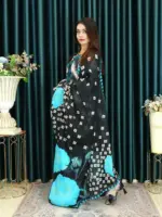 আনরেডি  CBU SWISS LAWN 1418 BLACK & SKY - Image 4