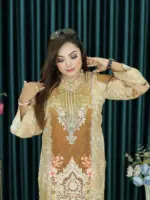 আনরেডি  CBU SWISS LAWN 1424 GOLDEN COLOR - Image 2
