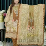 আনরেডি  CBU SWISS LAWN 1424 GOLDEN COLOR